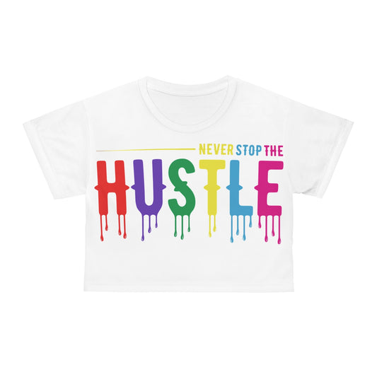 Never Stop the Hustle Crop Tee & Relaxed Short Set