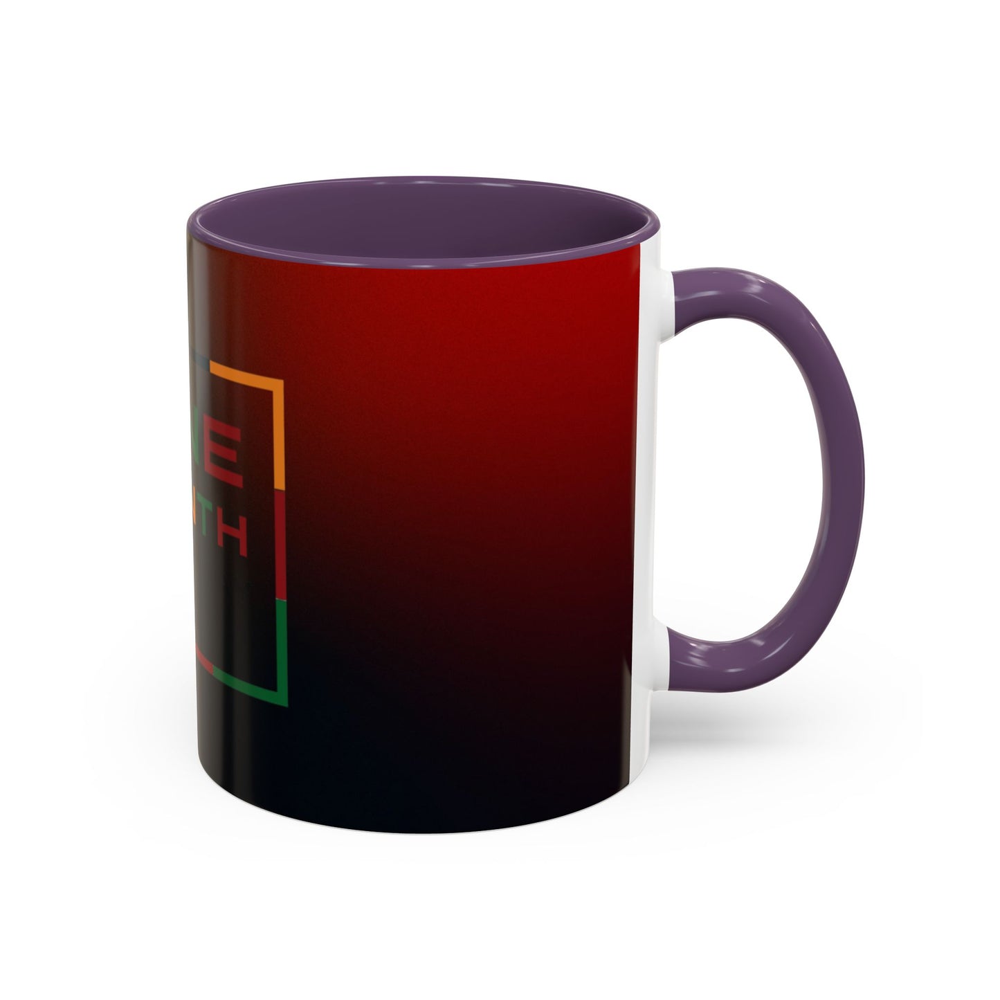 Juneteenth Accent Coffee Mug - Celebrate Freedom, Gift for Black History Month, Unique Housewarming Gift, Colorful Mug for All Occasions