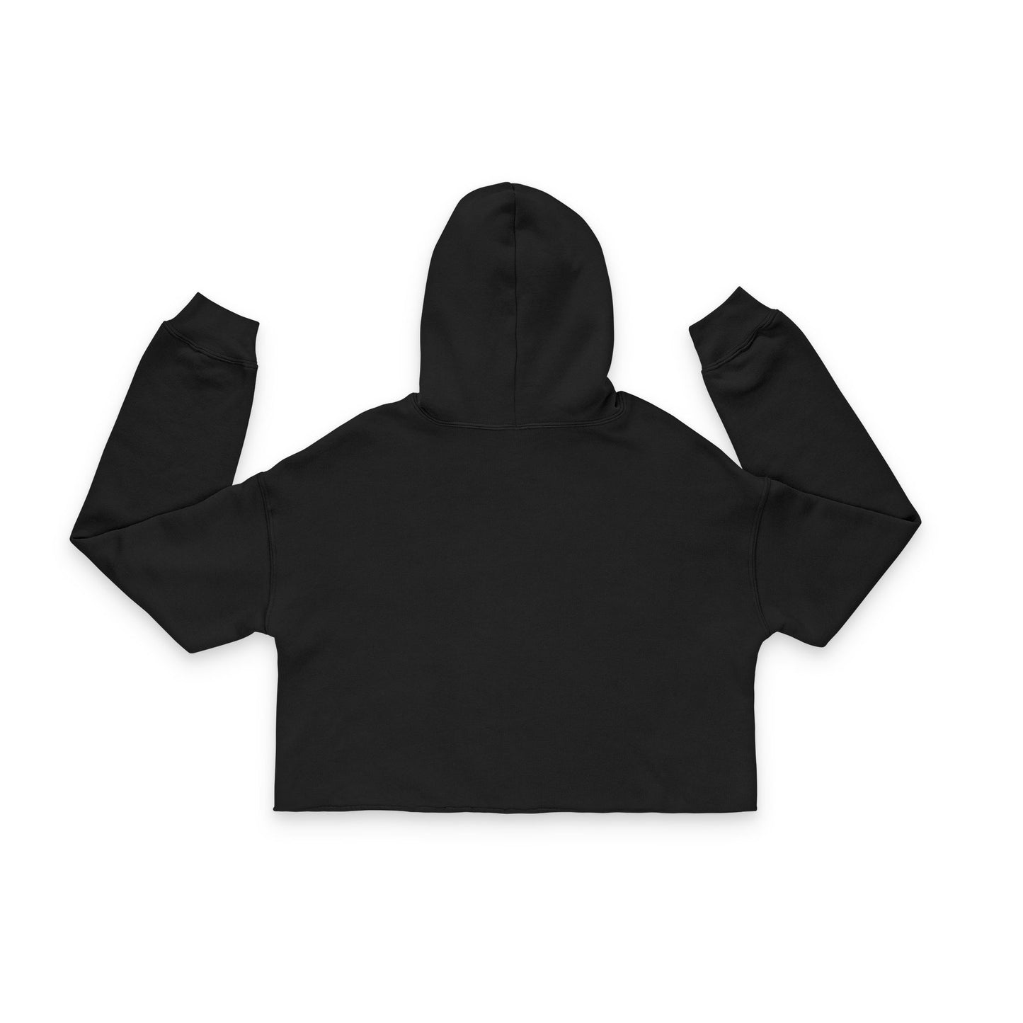 "High Vibes" Women’s Cropped Hoodie – Cannabis Leaf Edition