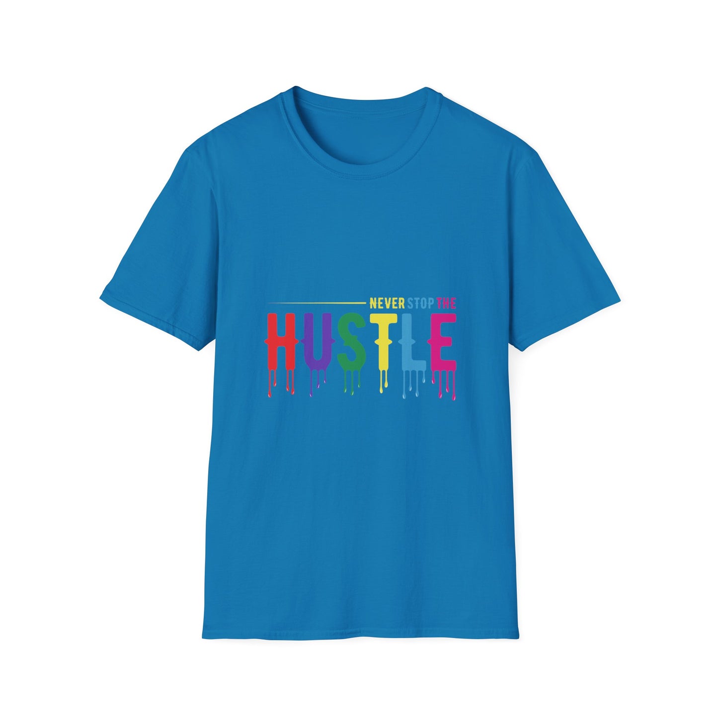 Colorful Hustle Tee – Soft T-Shirt for Entrepreneurs