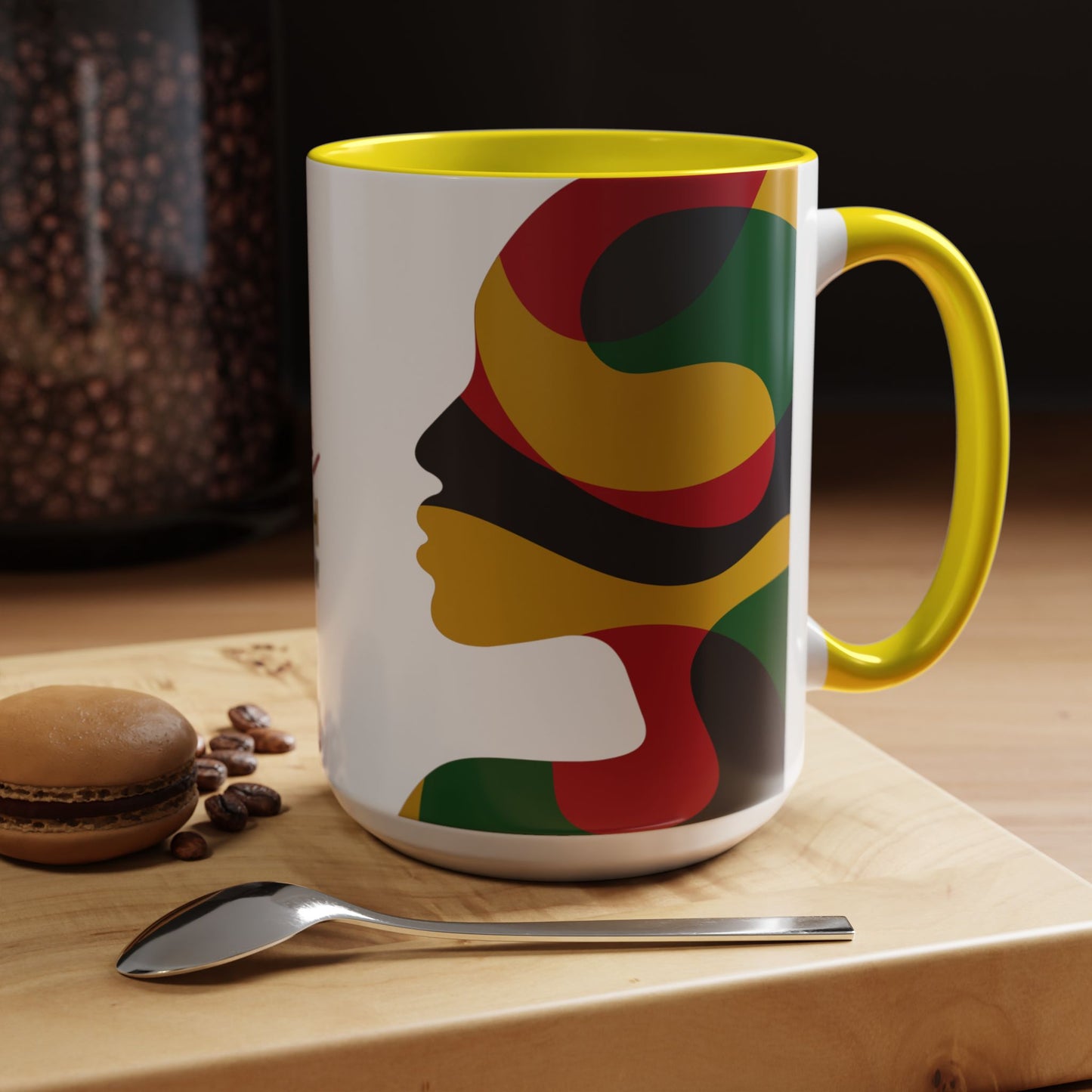 Juneteenth Freedom Day Accent Coffee Mug | Celebrate Liberation, Bold Black History Gift, Vibrant Home & Office Decor