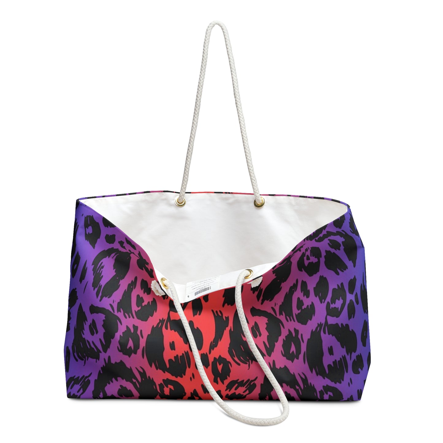 Wild Side Weekender – Bold Leopard Print Travel Tote for the Fearless & Fun