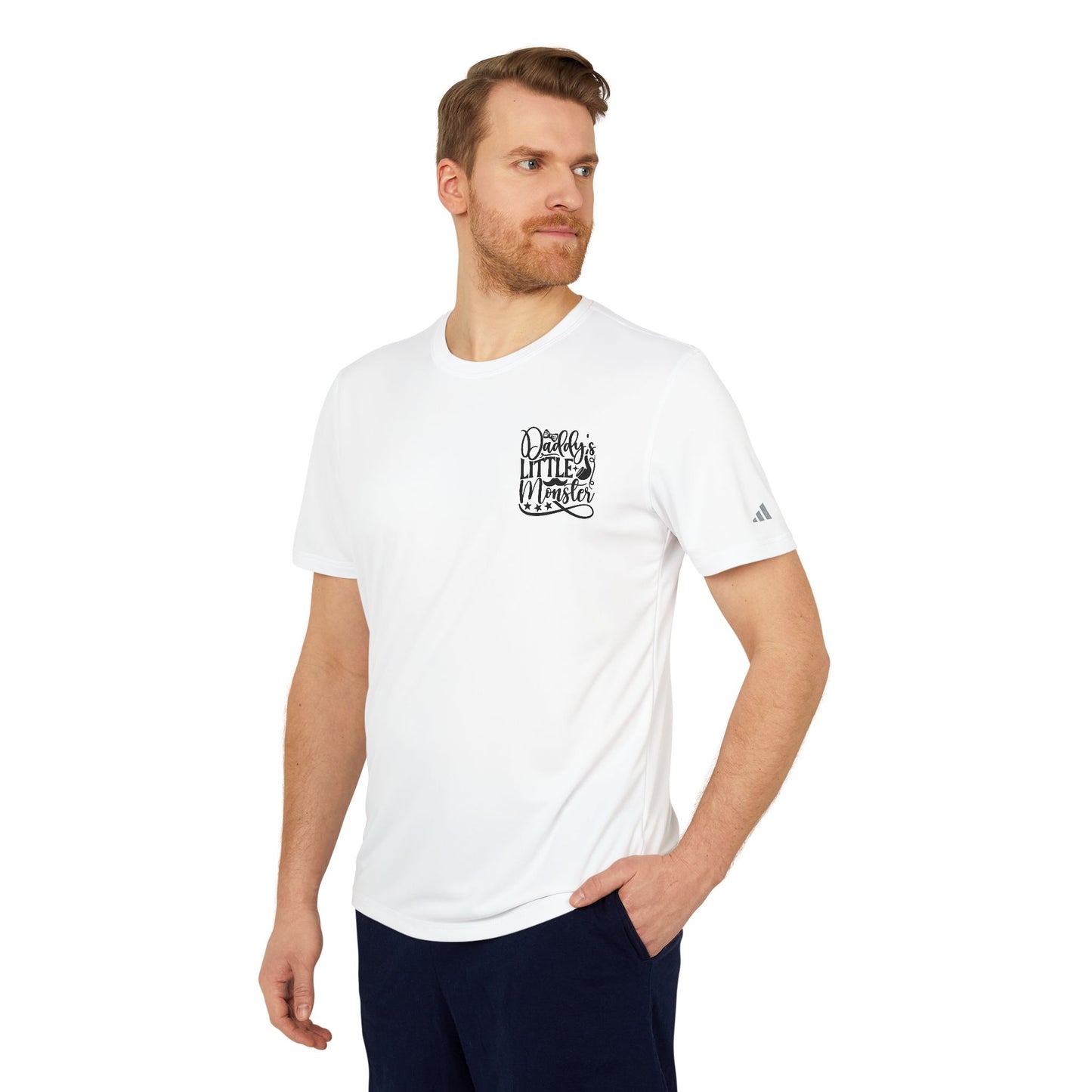 Adidas Men’s Sport T-Shirt – Daddy’s Little Monster Edition Athletic • Bold • Eco-Conscious