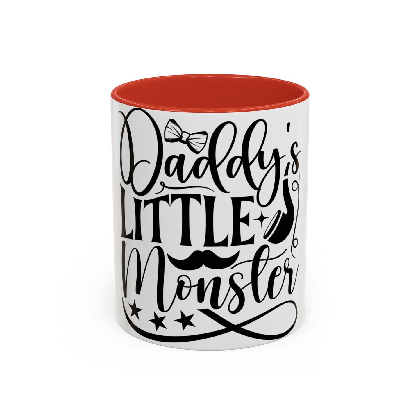 Daddy's Little Monster Coffee Mug | Funny Gift for Dads, Father’s Day Mug, Baby Shower Surprise, Family Drinkware