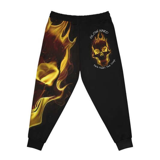 🔥 Fiery Skull Athletic Joggers – Where Bold Design Meets Everyday Drive