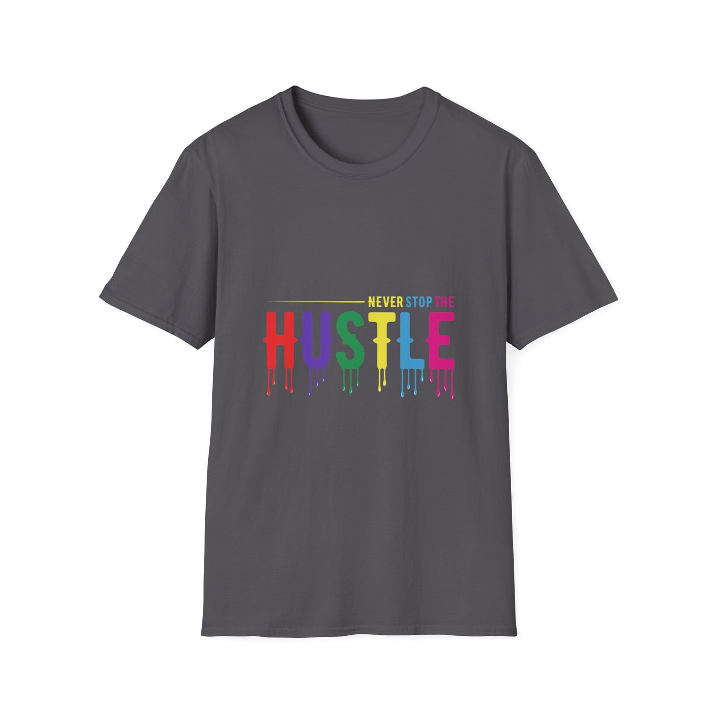 Colorful Hustle Tee – Soft T-Shirt for Entrepreneurs