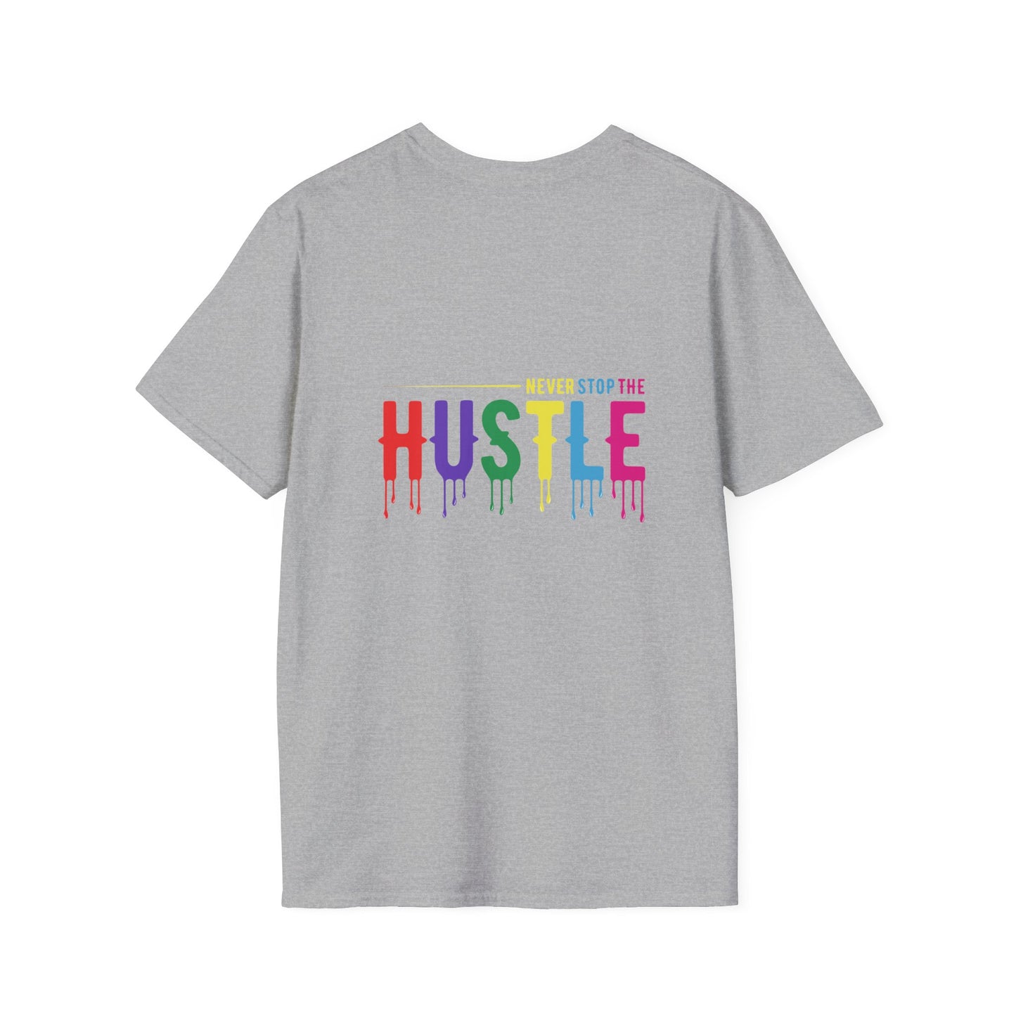 Colorful Hustle Tee – Soft T-Shirt for Entrepreneurs