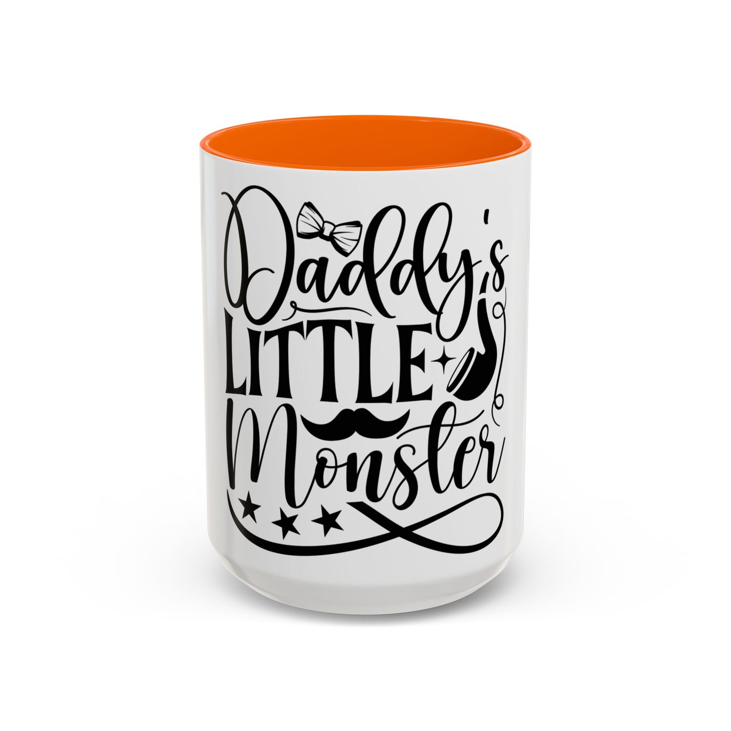 Daddy's Little Monster Coffee Mug | Funny Gift for Dads, Father’s Day Mug, Baby Shower Surprise, Family Drinkware