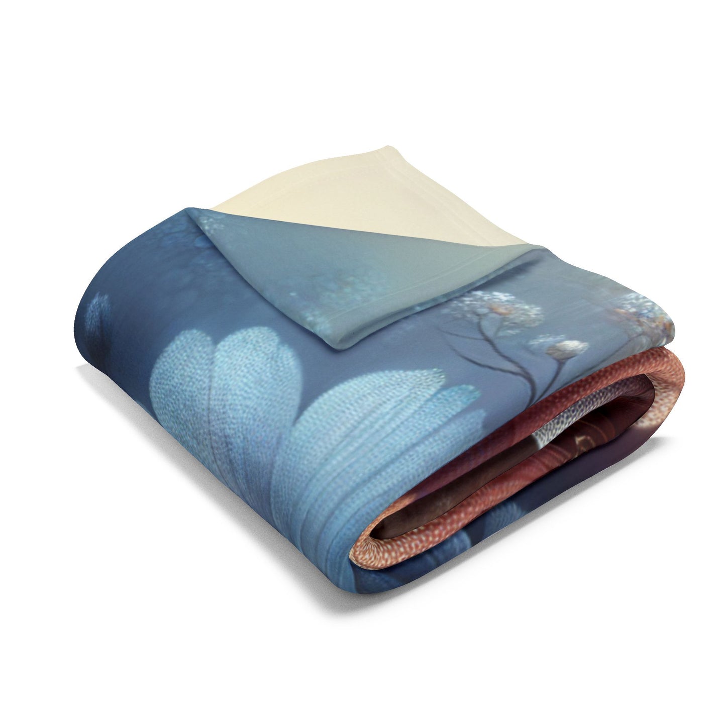 Floral Arctic Fleece Blanket – Cozy Comfort, Vibrant Design, Perfect for Home or Gifting