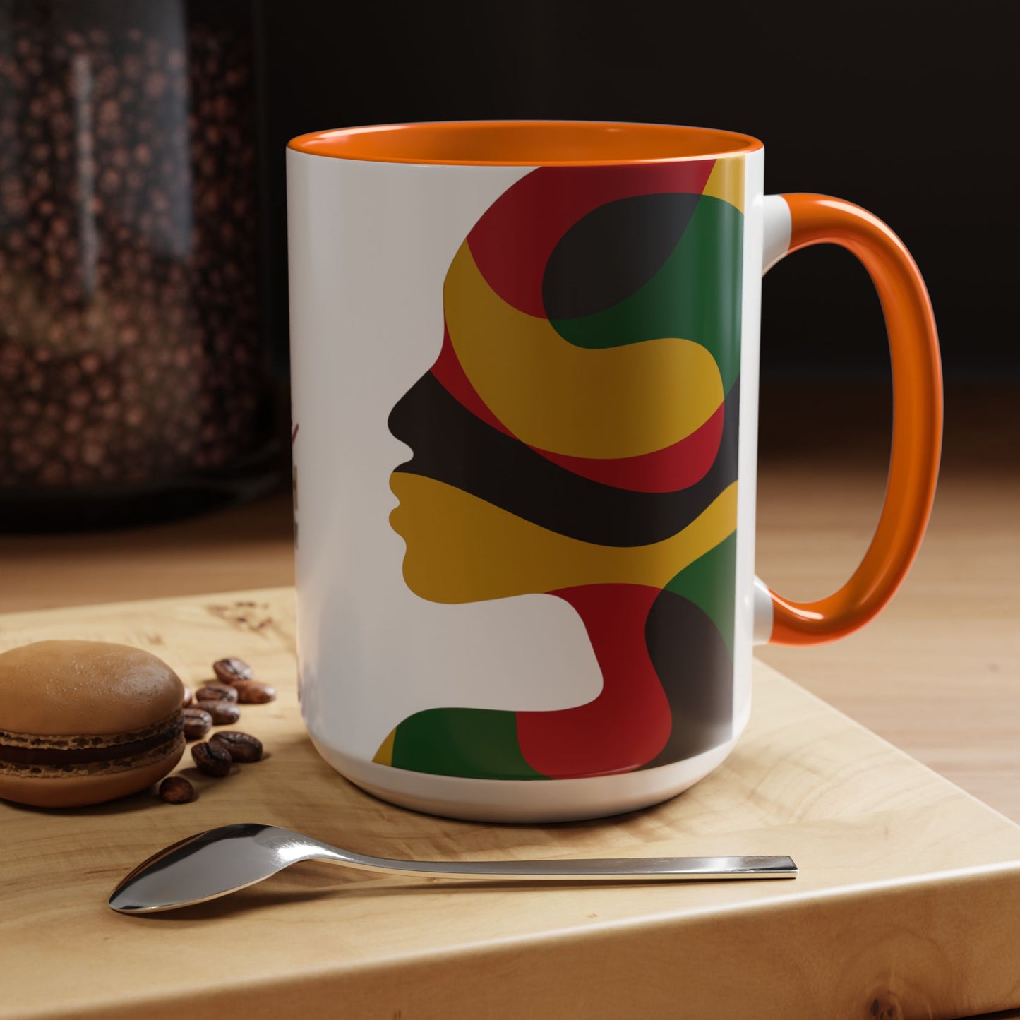 Juneteenth Freedom Day Accent Coffee Mug | Celebrate Liberation, Bold Black History Gift, Vibrant Home & Office Decor