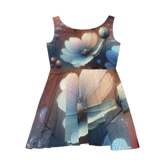 🌸 Garden Muse Dress – Bold Florals, Effortless Charm