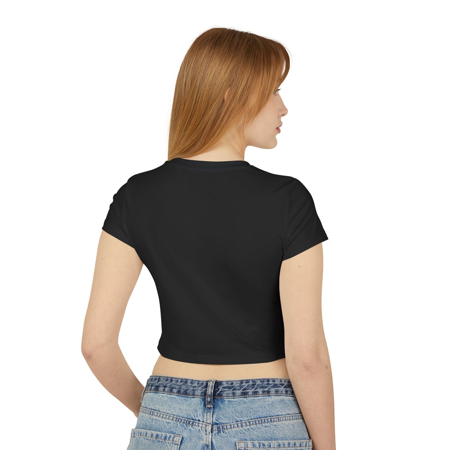 š Cosmic Lips Baby Tee Trendy Womenās Graphic Crop Top | Festival Wear, Summer Street Style & Bold Everyday Looks