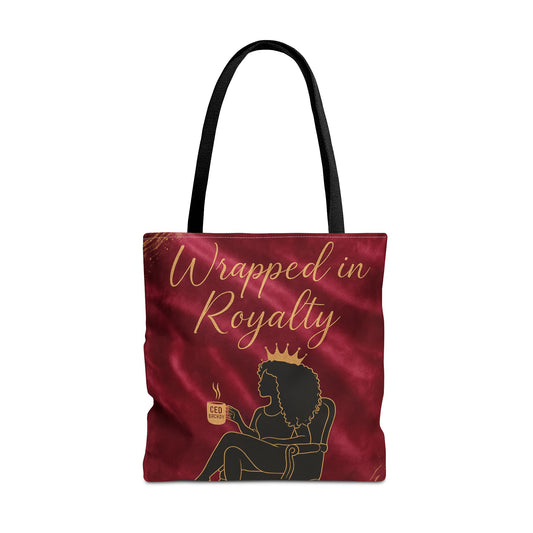 “Wrapped in Royalty” Luxe Tote – Chic & Charmed Collection™