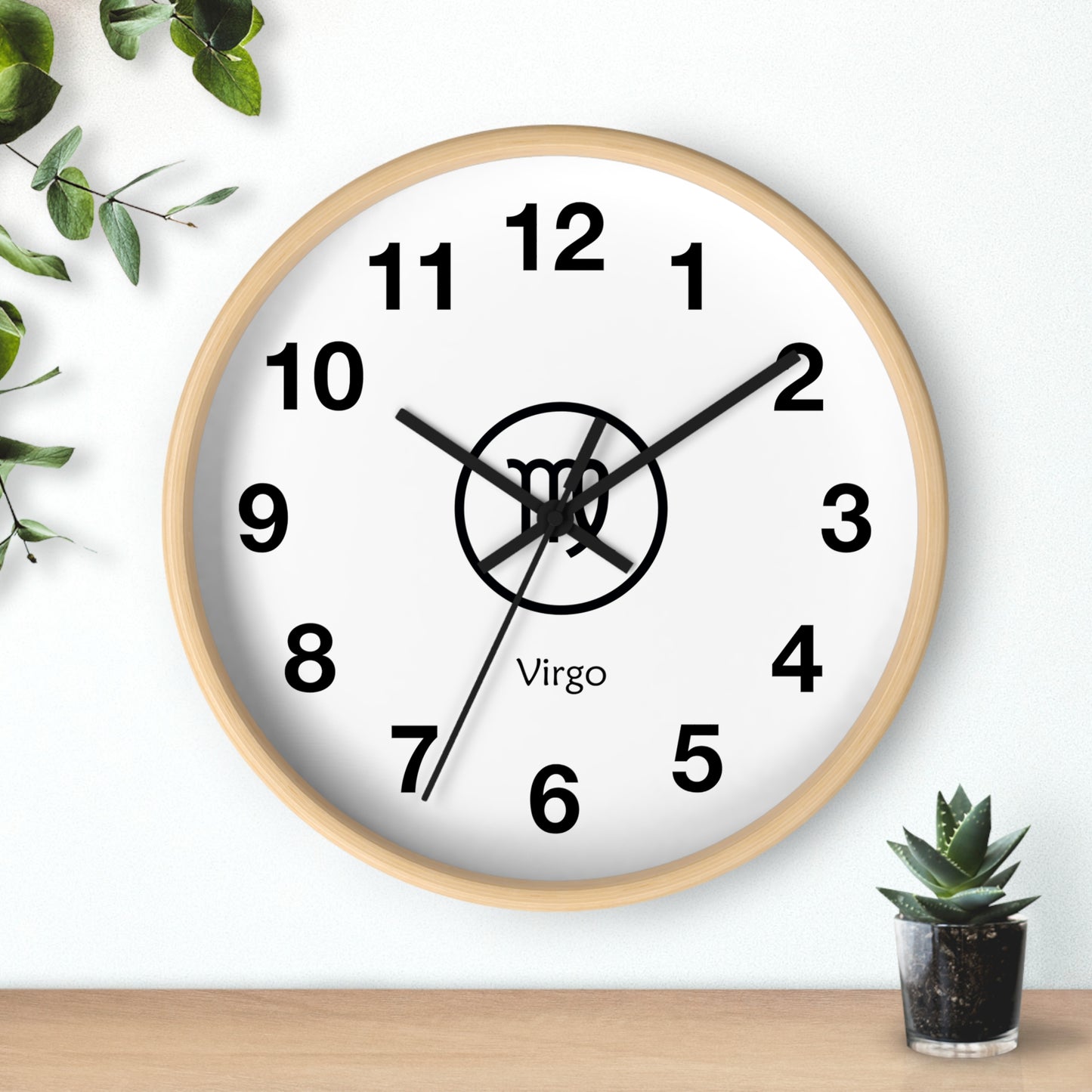 Celestial Virgo Wall Clock