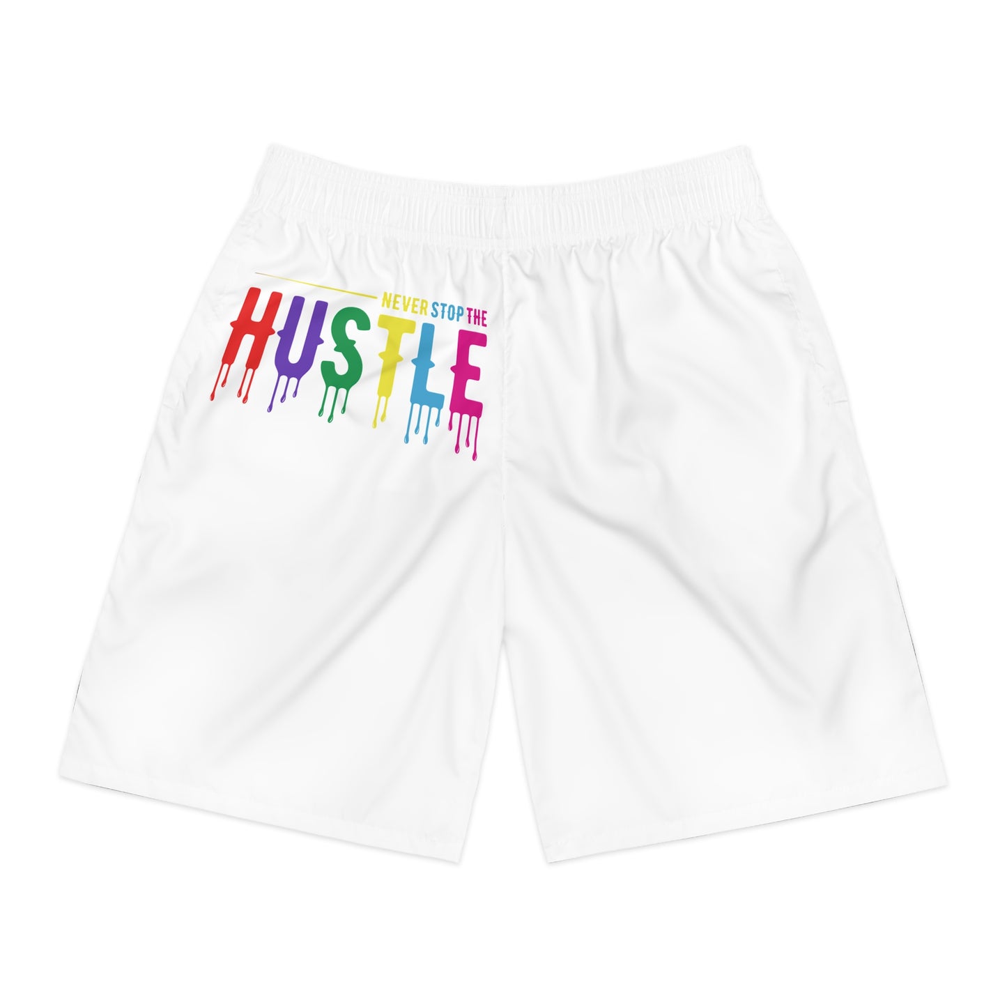 Colorful Hustle Men’s Jogger Shorts | Vibrant Summer Activewear, Gym & Casual Comfort
