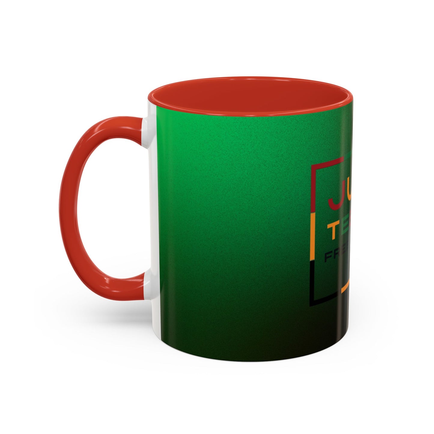 Juneteenth Accent Coffee Mug - Celebrate Freedom, Gift for Black History Month, Unique Housewarming Gift, Colorful Mug for All Occasions