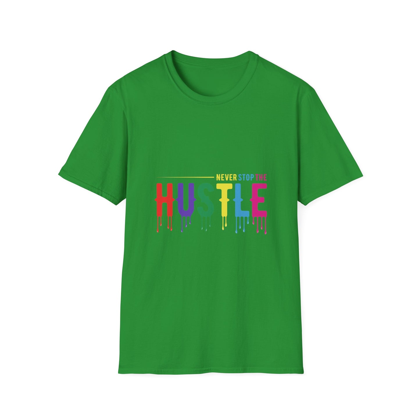 Colorful Hustle Tee – Soft T-Shirt for Entrepreneurs