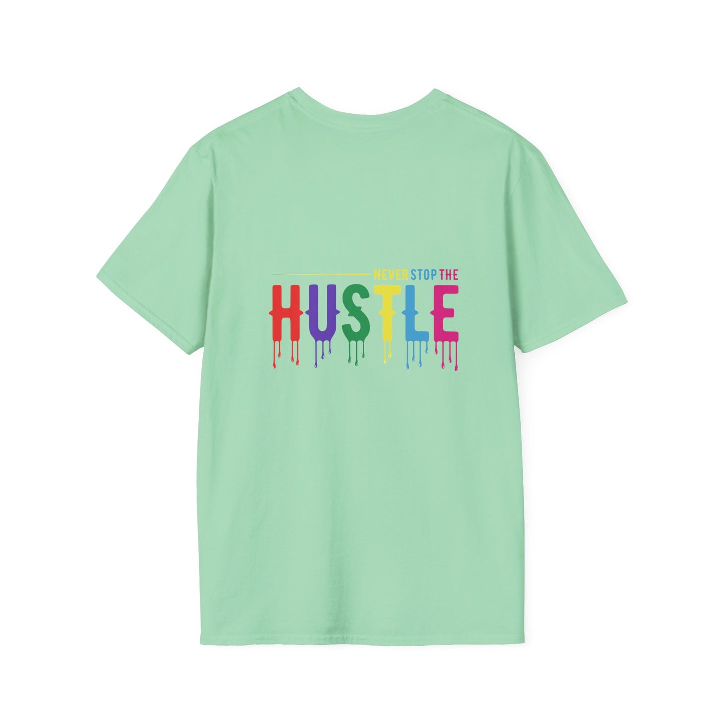 Colorful Hustle Tee – Soft T-Shirt for Entrepreneurs