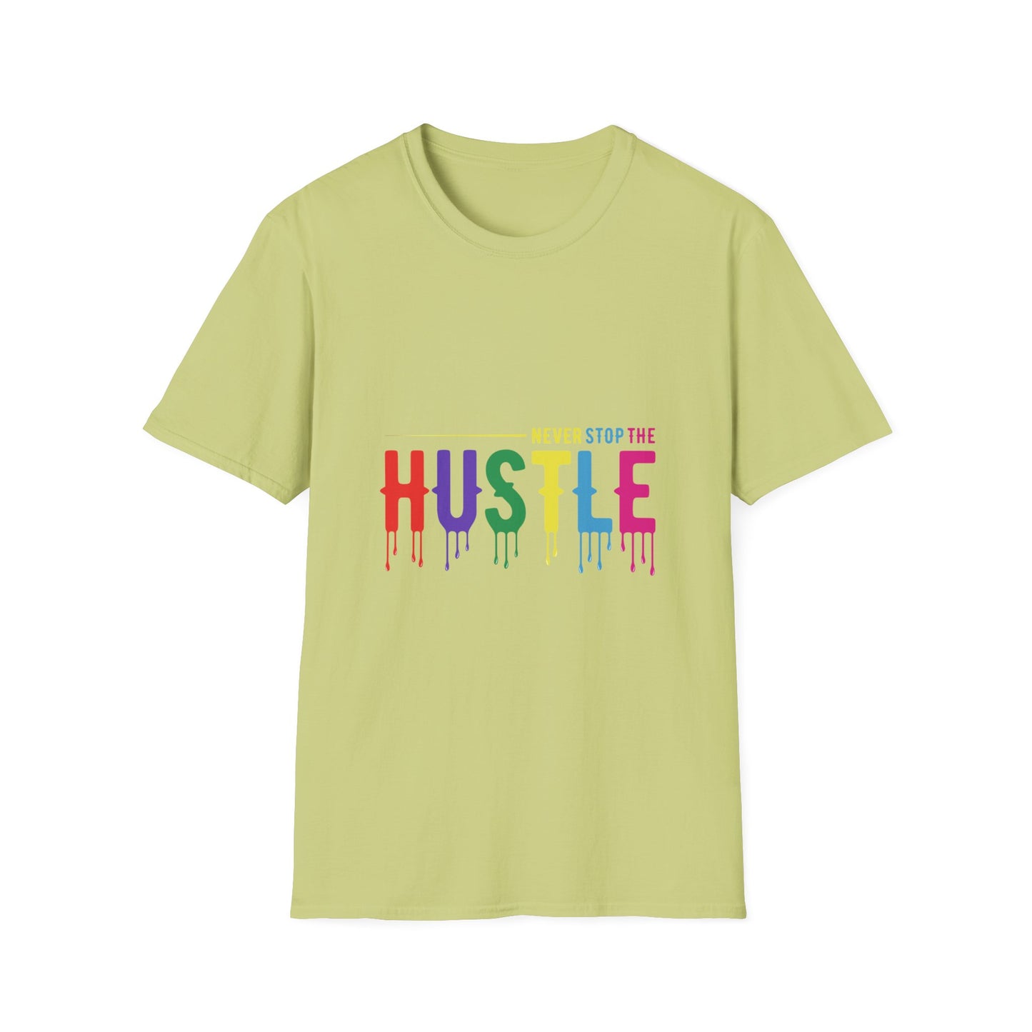 Colorful Hustle Tee – Soft T-Shirt for Entrepreneurs