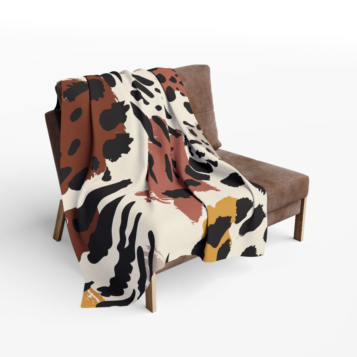 Cozy Arctic Fleece Blanket – Animal Print Throw for Stylish Comfort & Warmth