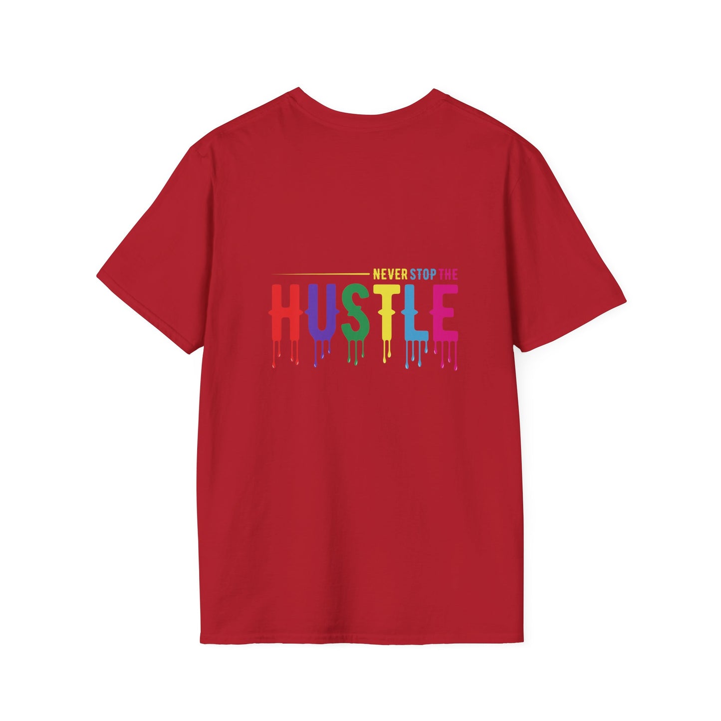 Colorful Hustle Tee – Soft T-Shirt for Entrepreneurs