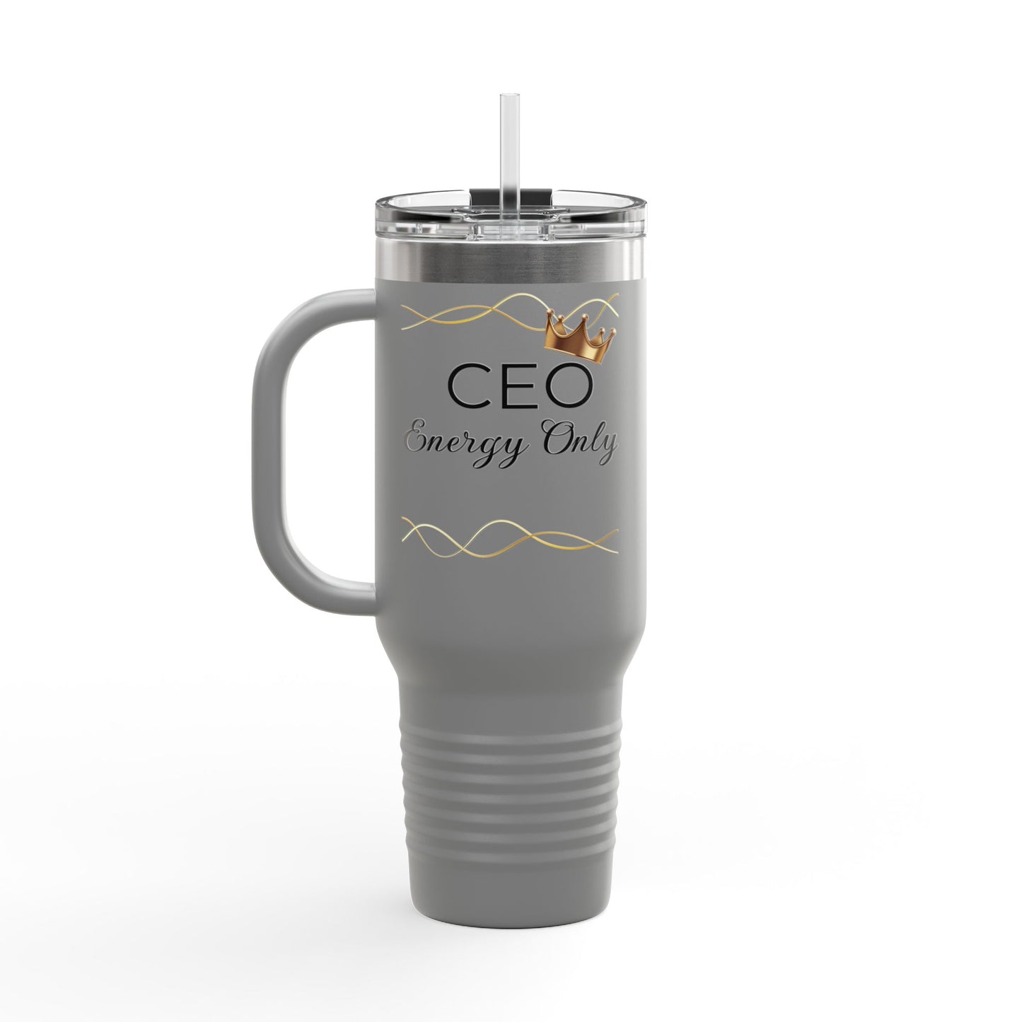 Insulated Travel Mug - 'CEO Energy Only'