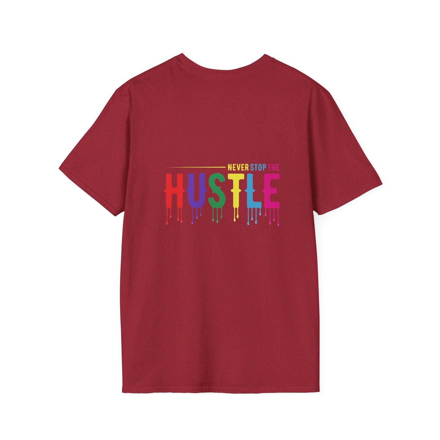 Colorful Hustle Tee – Soft T-Shirt for Entrepreneurs