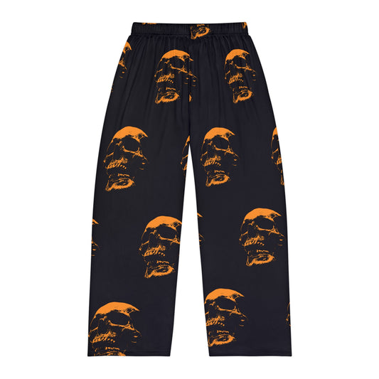 💀 Skull Print Men’s Pajama Pants – Bold Comfort for Laid-Back Days