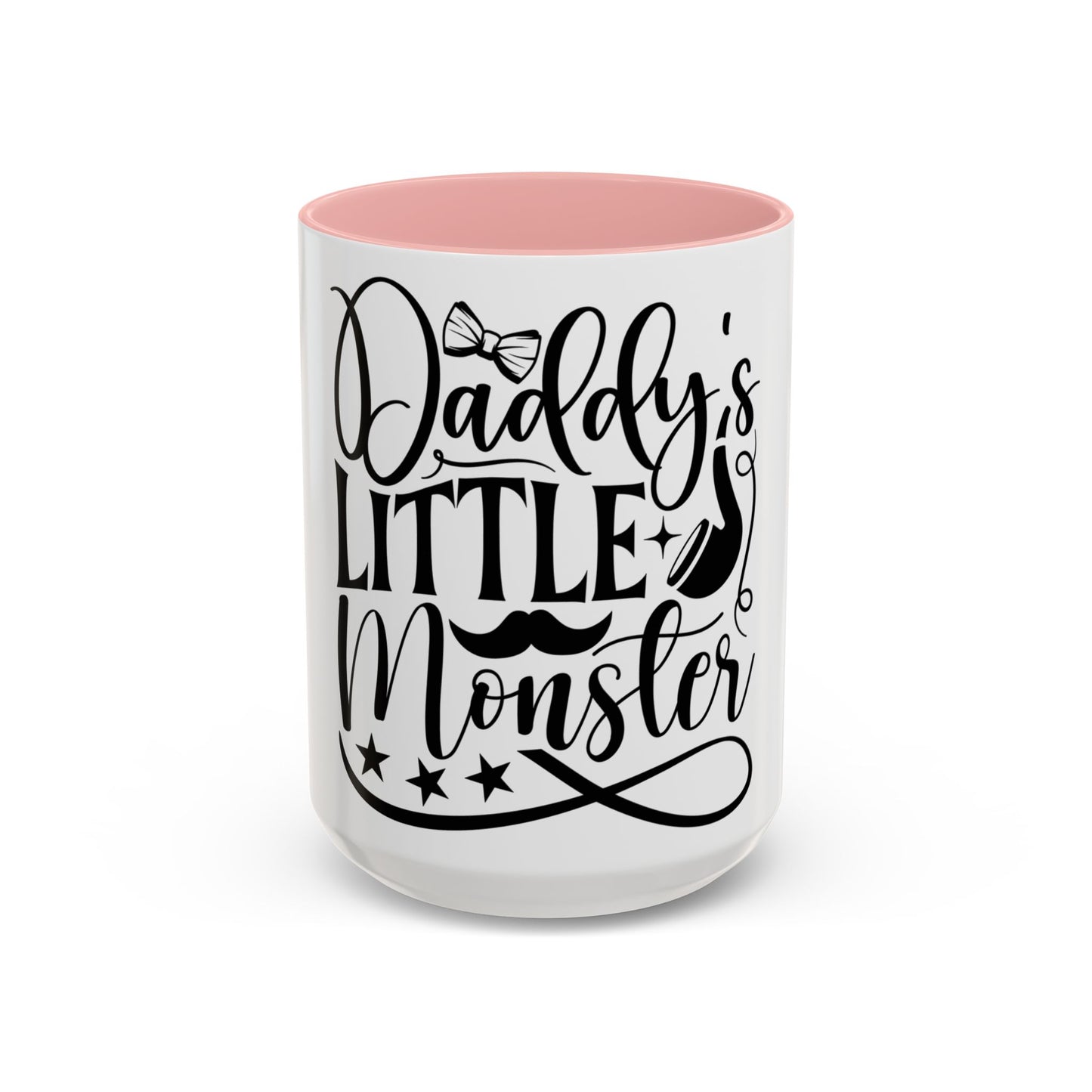 Daddy's Little Monster Coffee Mug | Funny Gift for Dads, Father’s Day Mug, Baby Shower Surprise, Family Drinkware