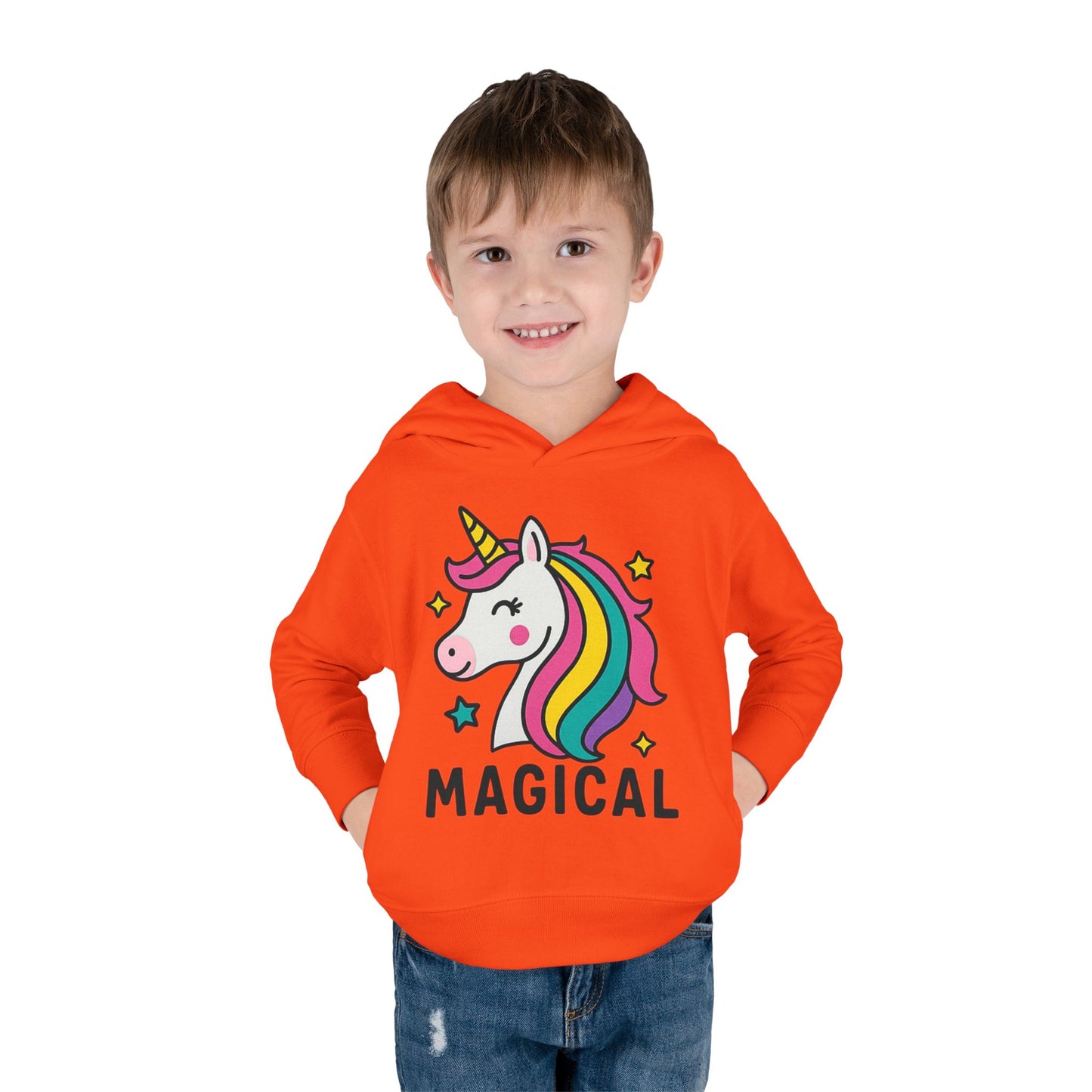 🦄 Magical Unicorn Toddler Fleece Hoodie Cozy & Cute Pullover for Toddlers | Perfect for Birthdays, School Days & Magical Moments