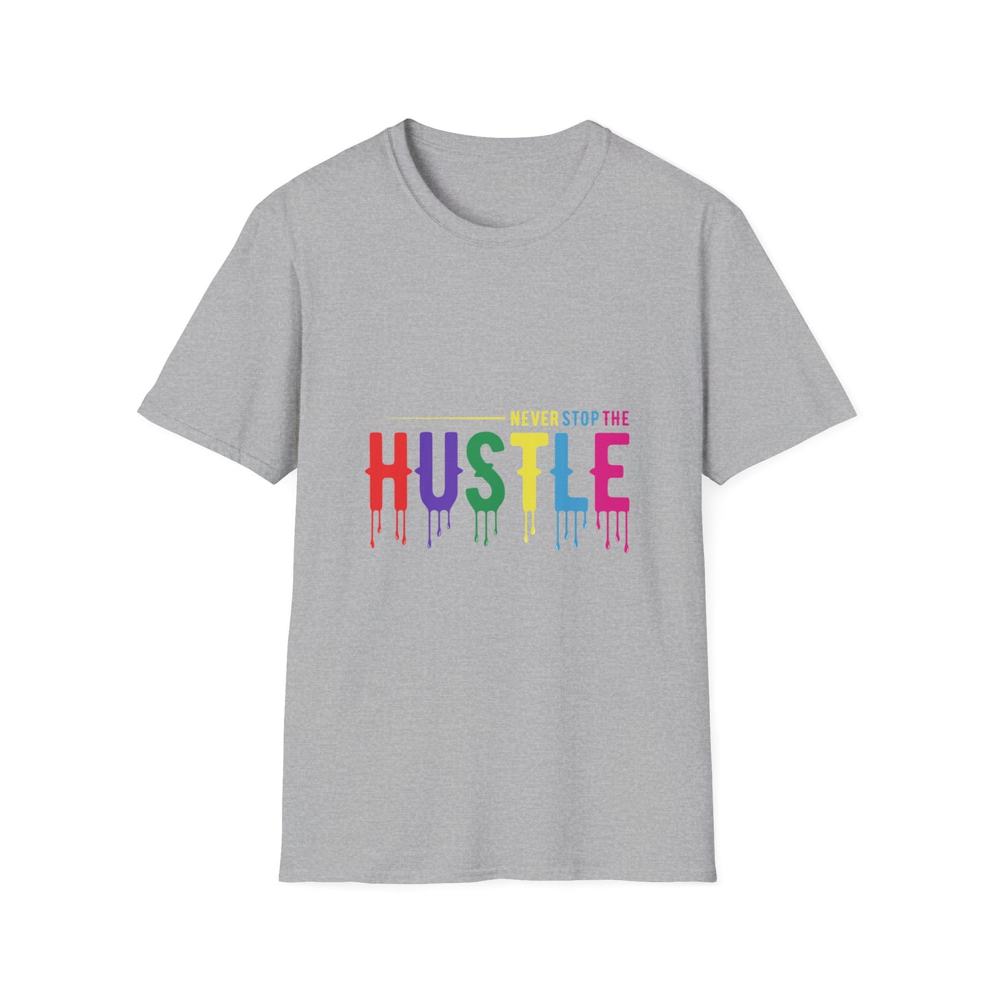 Colorful Hustle Tee – Soft T-Shirt for Entrepreneurs