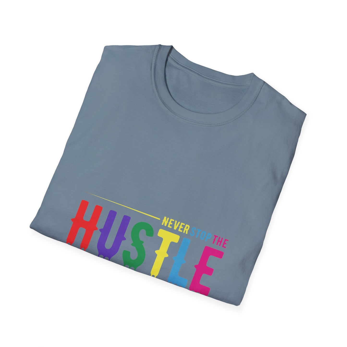 Colorful Hustle Tee – Soft T-Shirt for Entrepreneurs