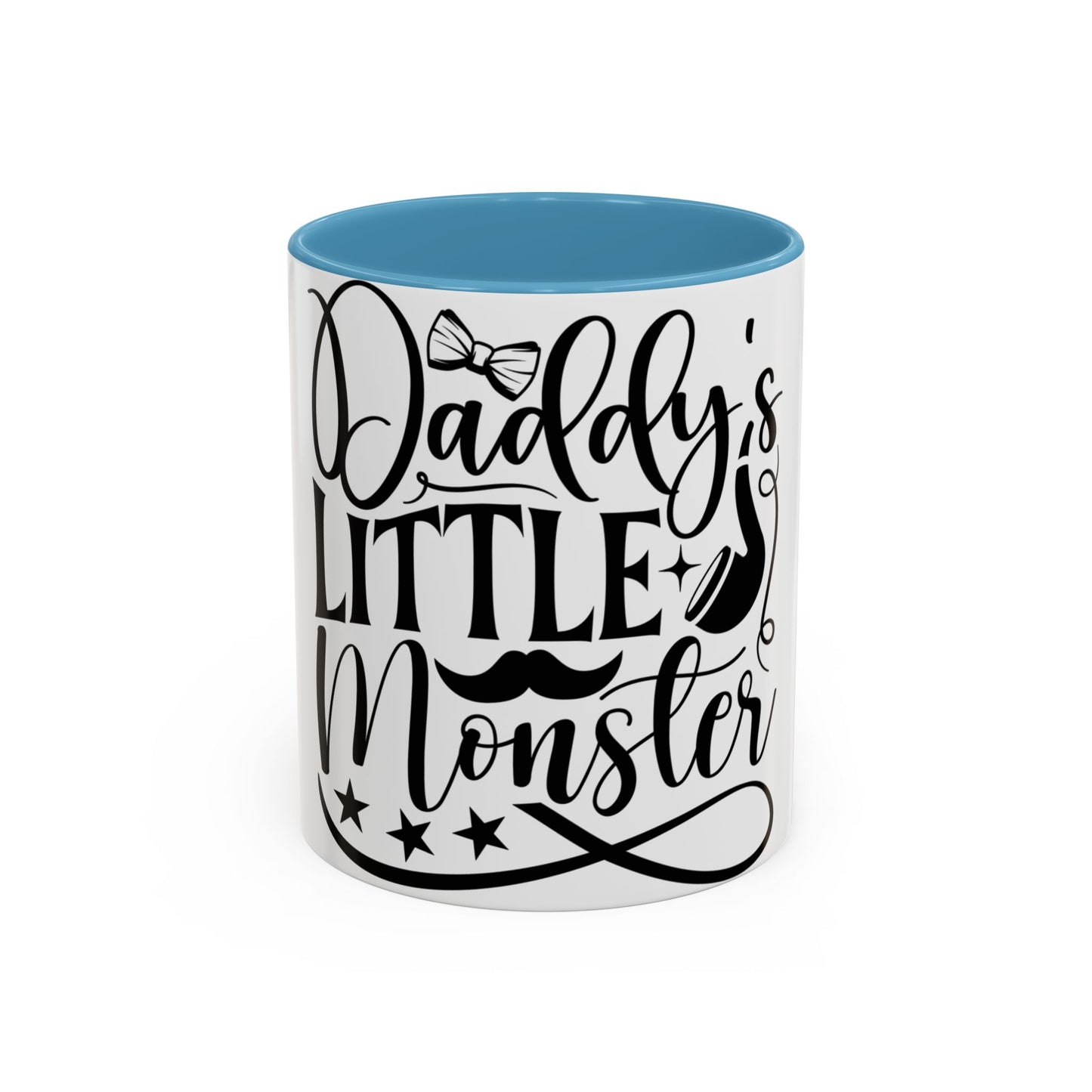 Daddy's Little Monster Coffee Mug | Funny Gift for Dads, Father’s Day Mug, Baby Shower Surprise, Family Drinkware