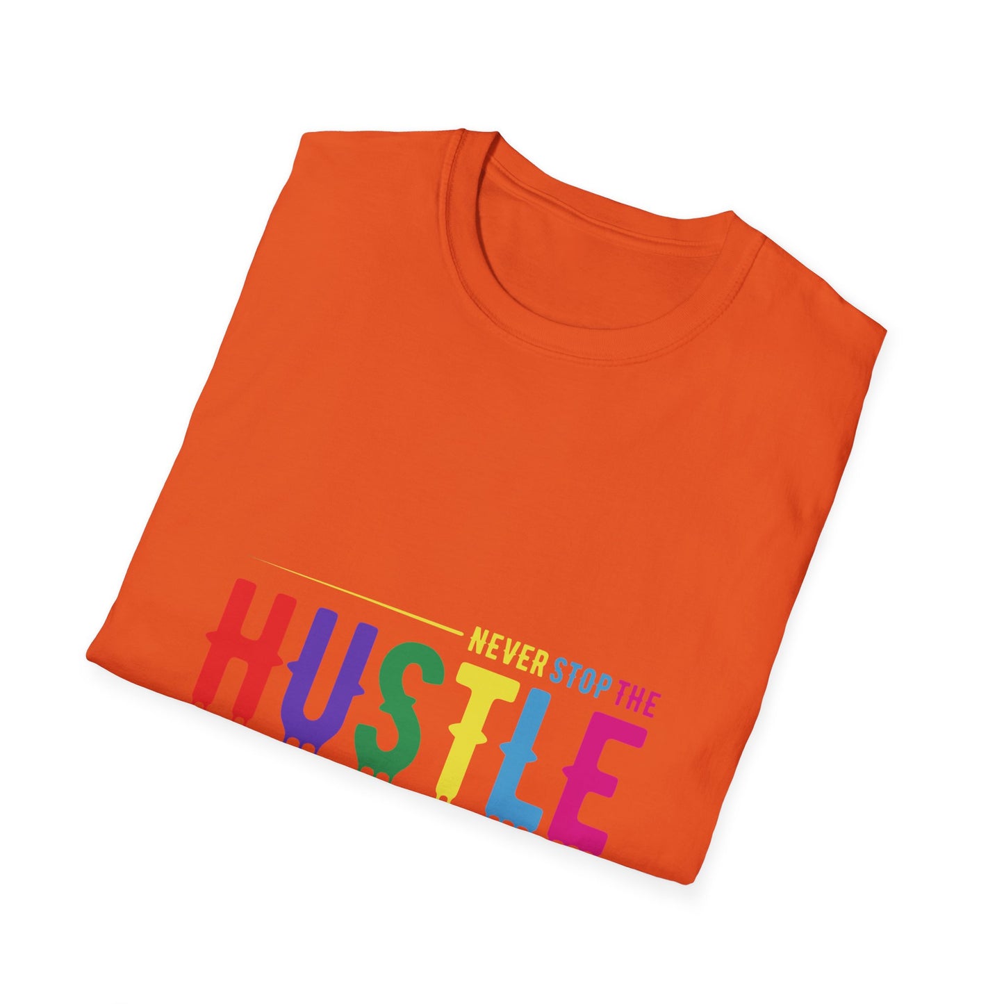 Colorful Hustle Tee – Soft T-Shirt for Entrepreneurs
