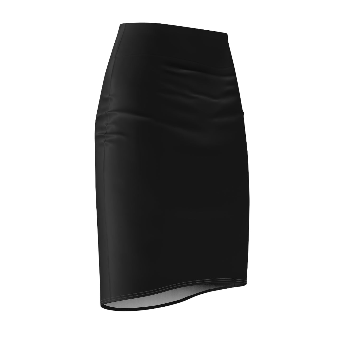 "Chic Control" Solid Black Pencil Skirt – Sleek, Confident, Timeless