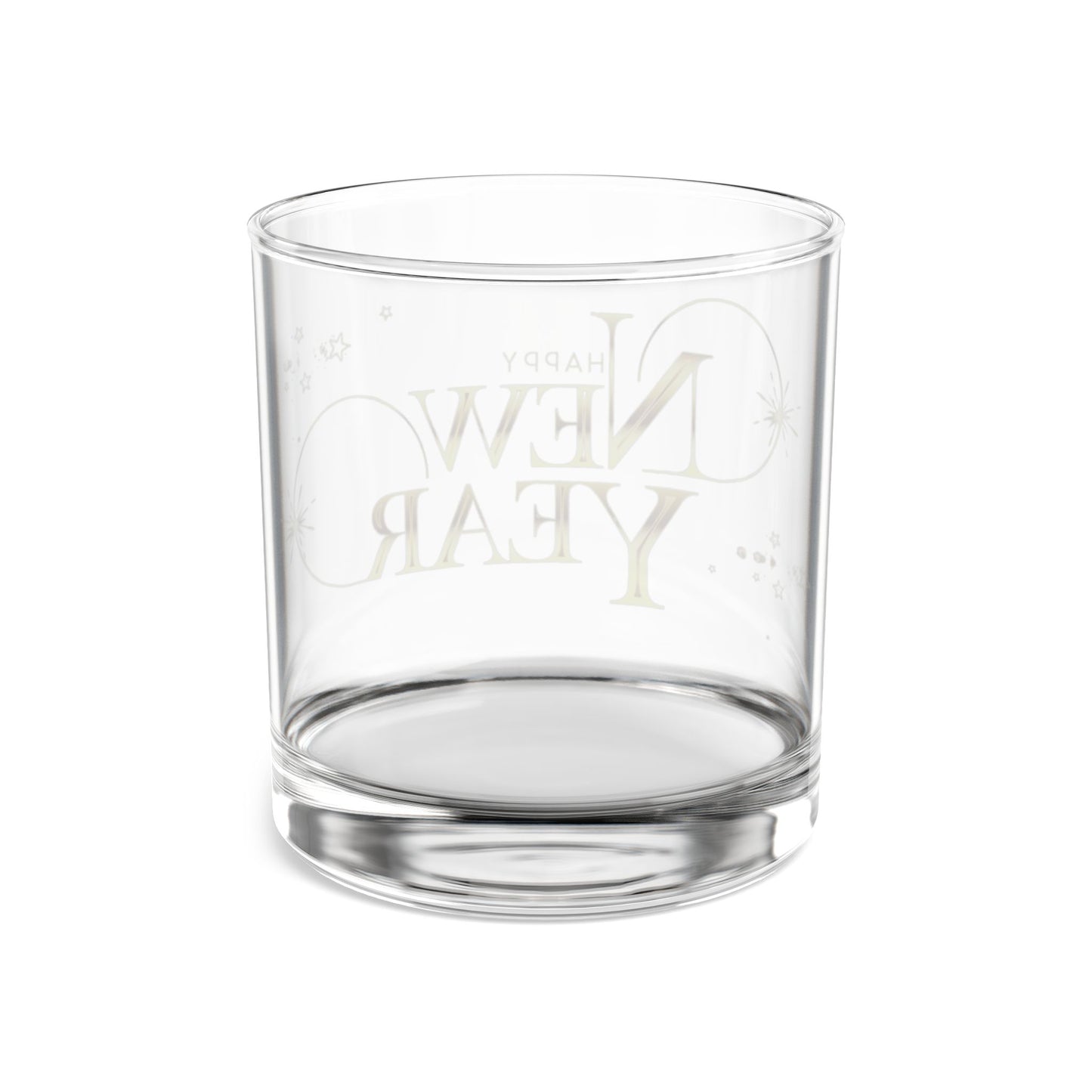 New Year Celebration Rocks Glass – Raise a Toast in Style