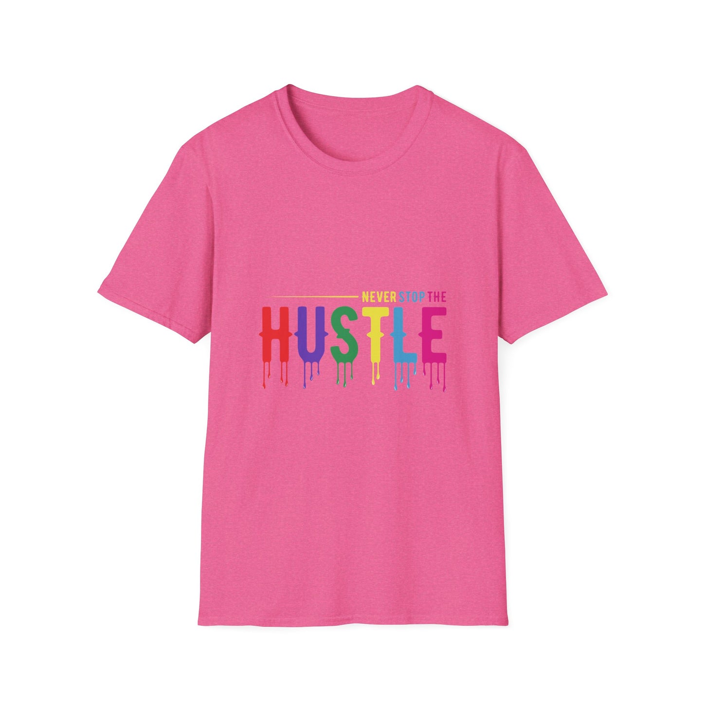 Colorful Hustle Tee – Soft T-Shirt for Entrepreneurs