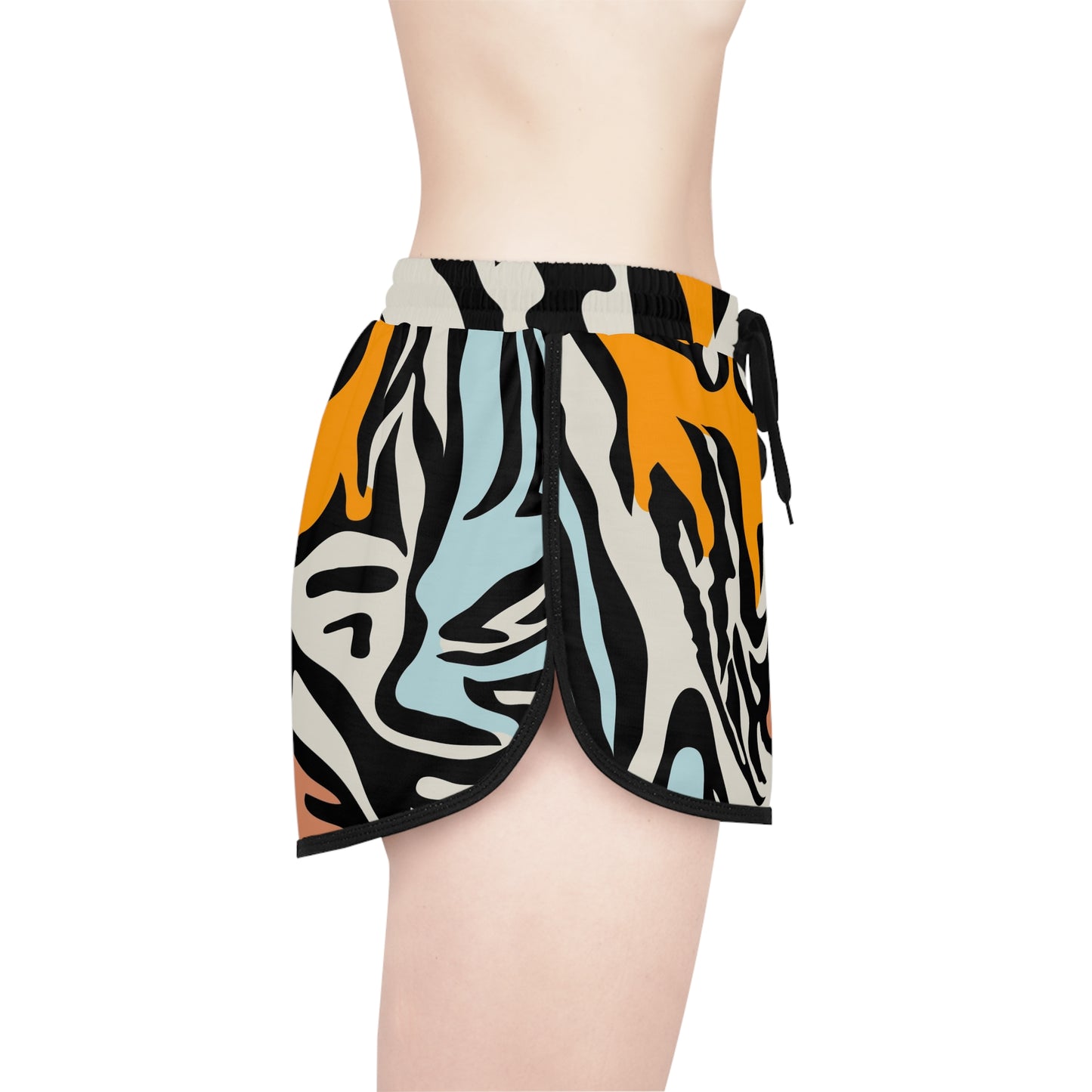 Wild & Free Women's Lounge Shorts – Bold Animal Print for Summer Comfort