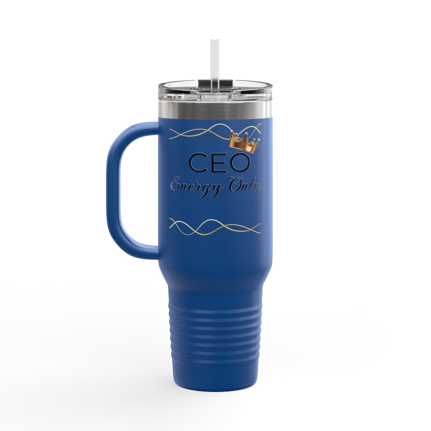Insulated Travel Mug - 'CEO Energy Only'