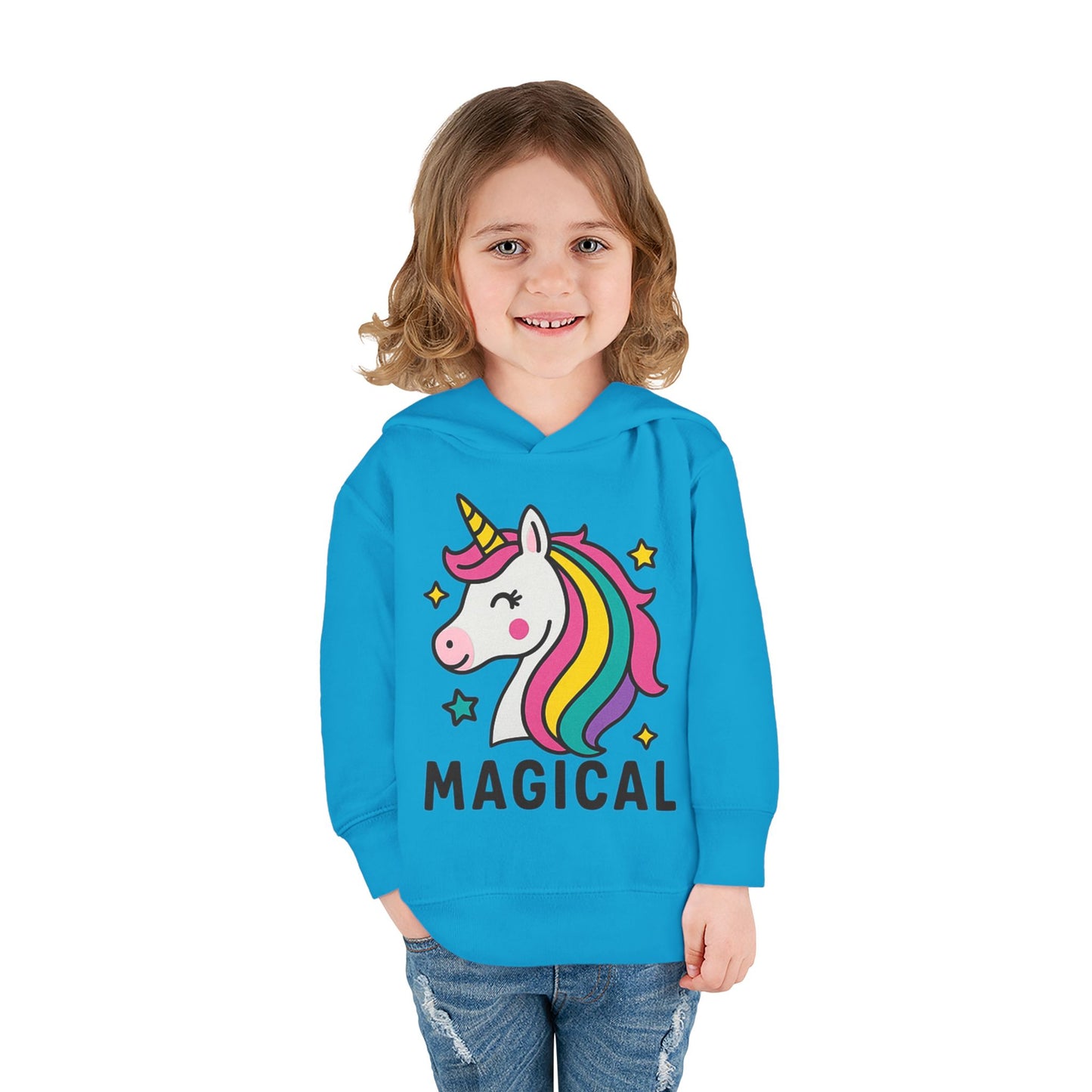 🦄 Magical Unicorn Toddler Fleece Hoodie Cozy & Cute Pullover for Toddlers | Perfect for Birthdays, School Days & Magical Moments