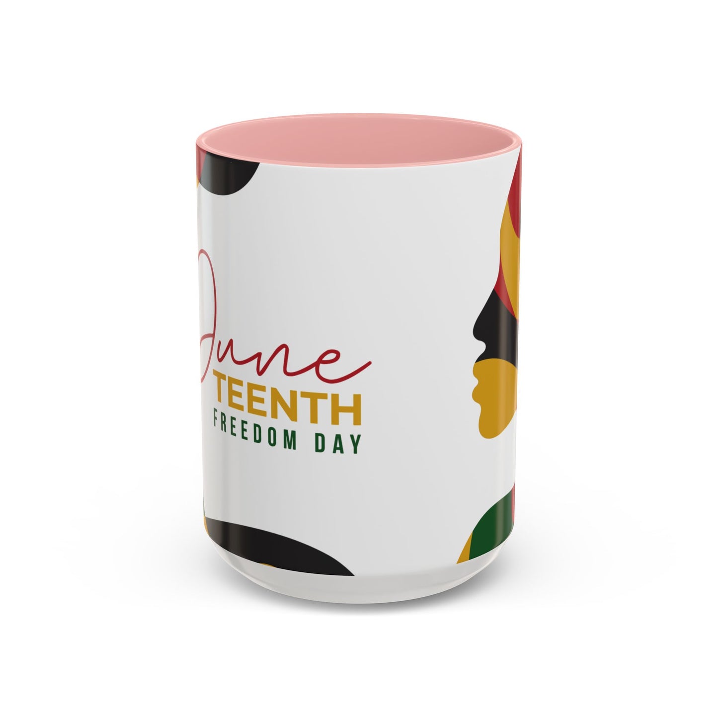 Juneteenth Freedom Day Accent Coffee Mug | Celebrate Liberation, Bold Black History Gift, Vibrant Home & Office Decor