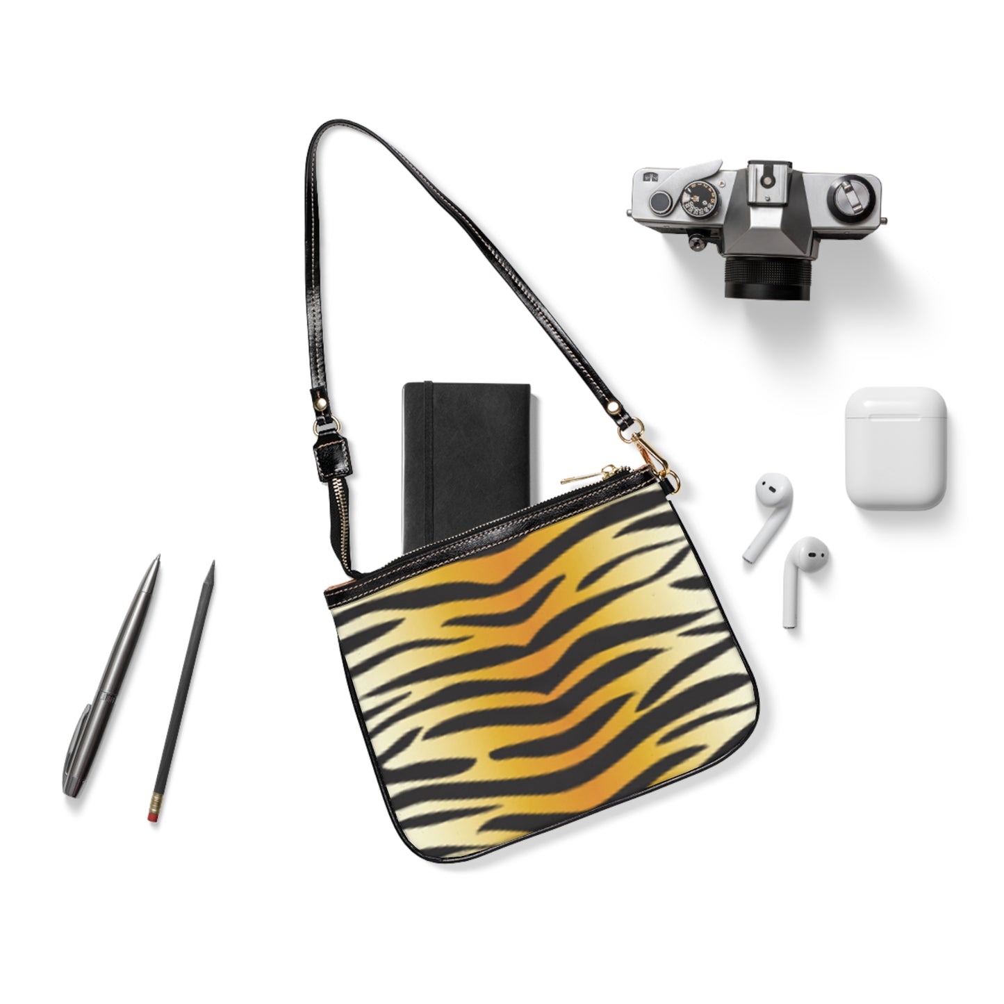 Wild Tiger Print Small Shoulder Bag