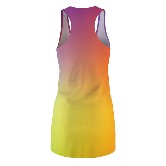 Gradient Bliss Racerback Dress | Rainbow Summer Vibes, Casual Style, Travel-Friendly Fashion