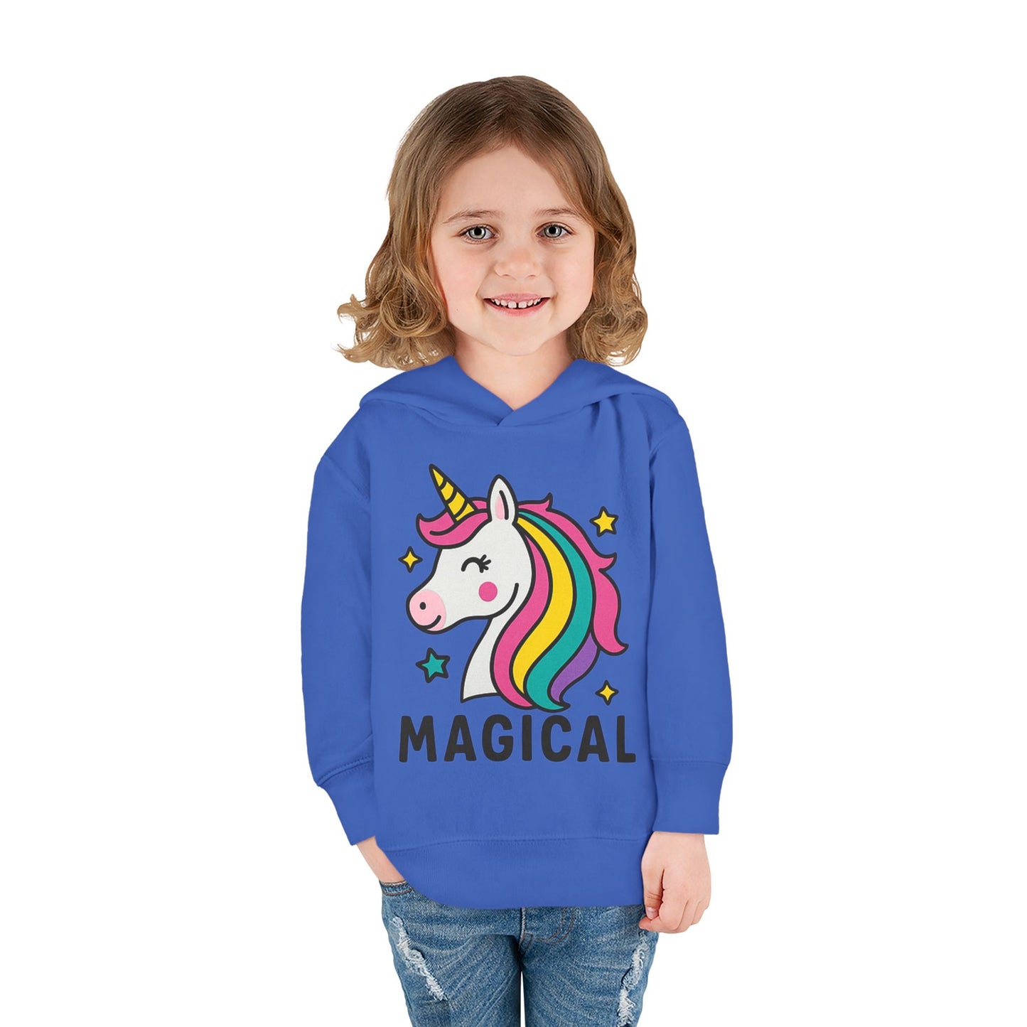 🦄 Magical Unicorn Toddler Fleece Hoodie Cozy & Cute Pullover for Toddlers | Perfect for Birthdays, School Days & Magical Moments