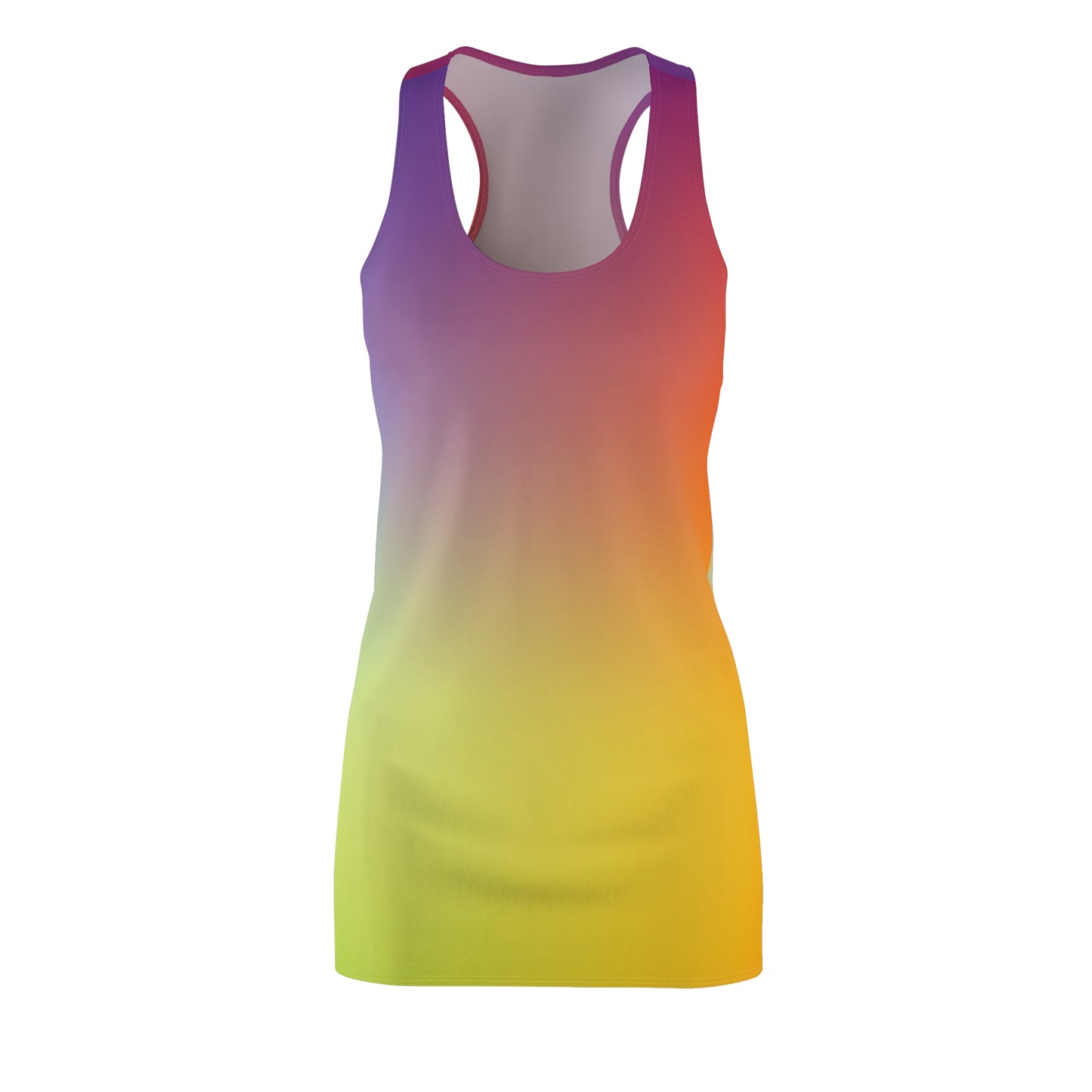 Gradient Bliss Racerback Dress | Rainbow Summer Vibes, Casual Style, Travel-Friendly Fashion
