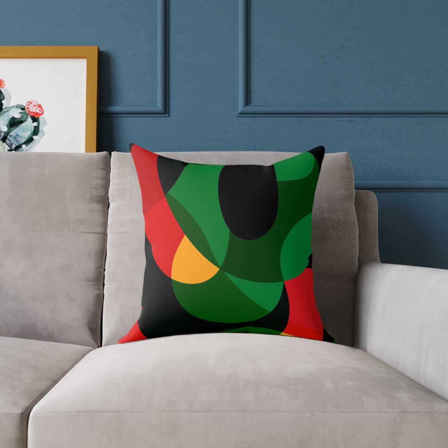 ModMuse Abstract Pillow | Modern Geometric Throw Cushion, Vibrant Home Decor Accent, Gift for Art Lovers