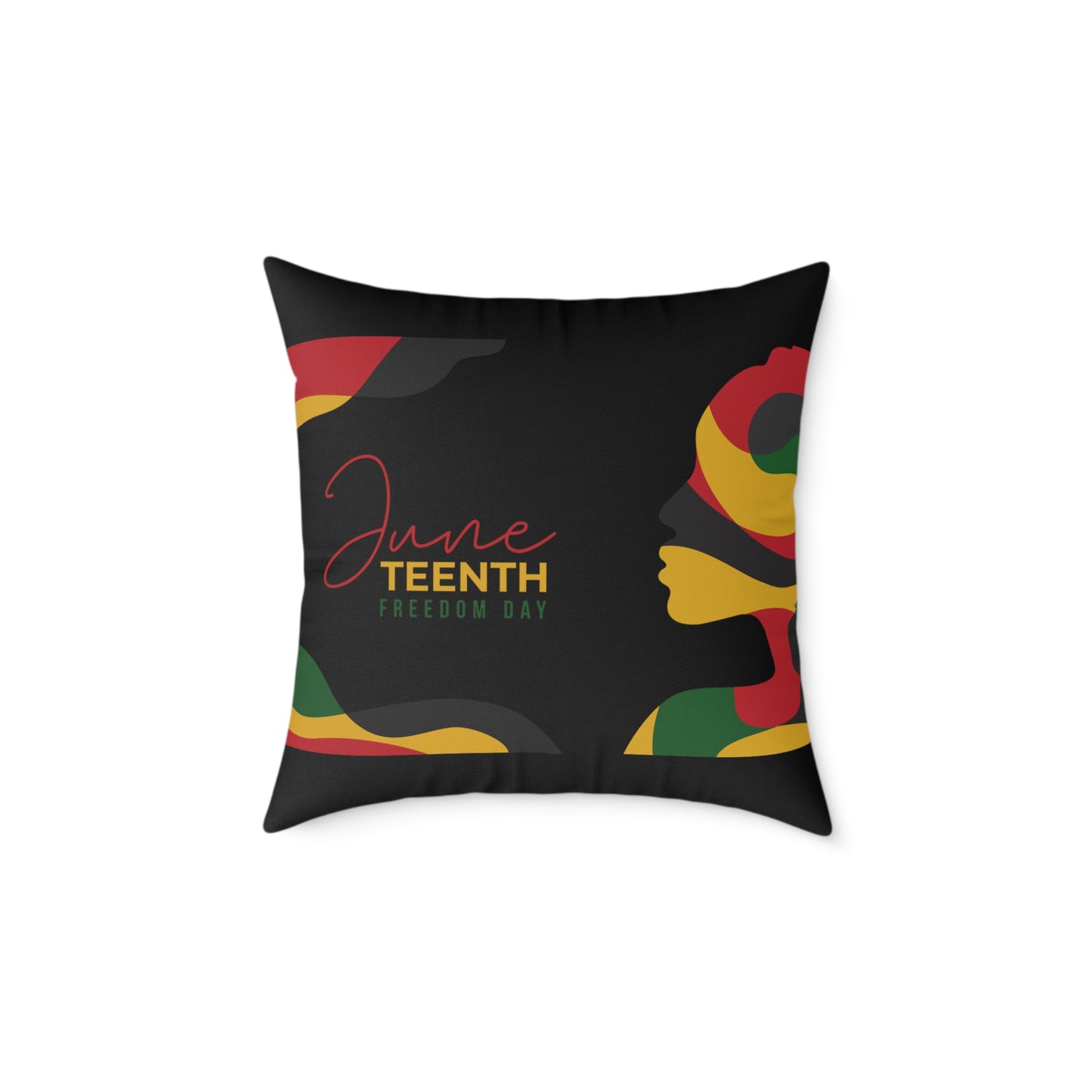 Freedom Blooms Juneteenth Pillow | Vibrant Decorative Cushion, Cultural Home Accent, Celebration Gift