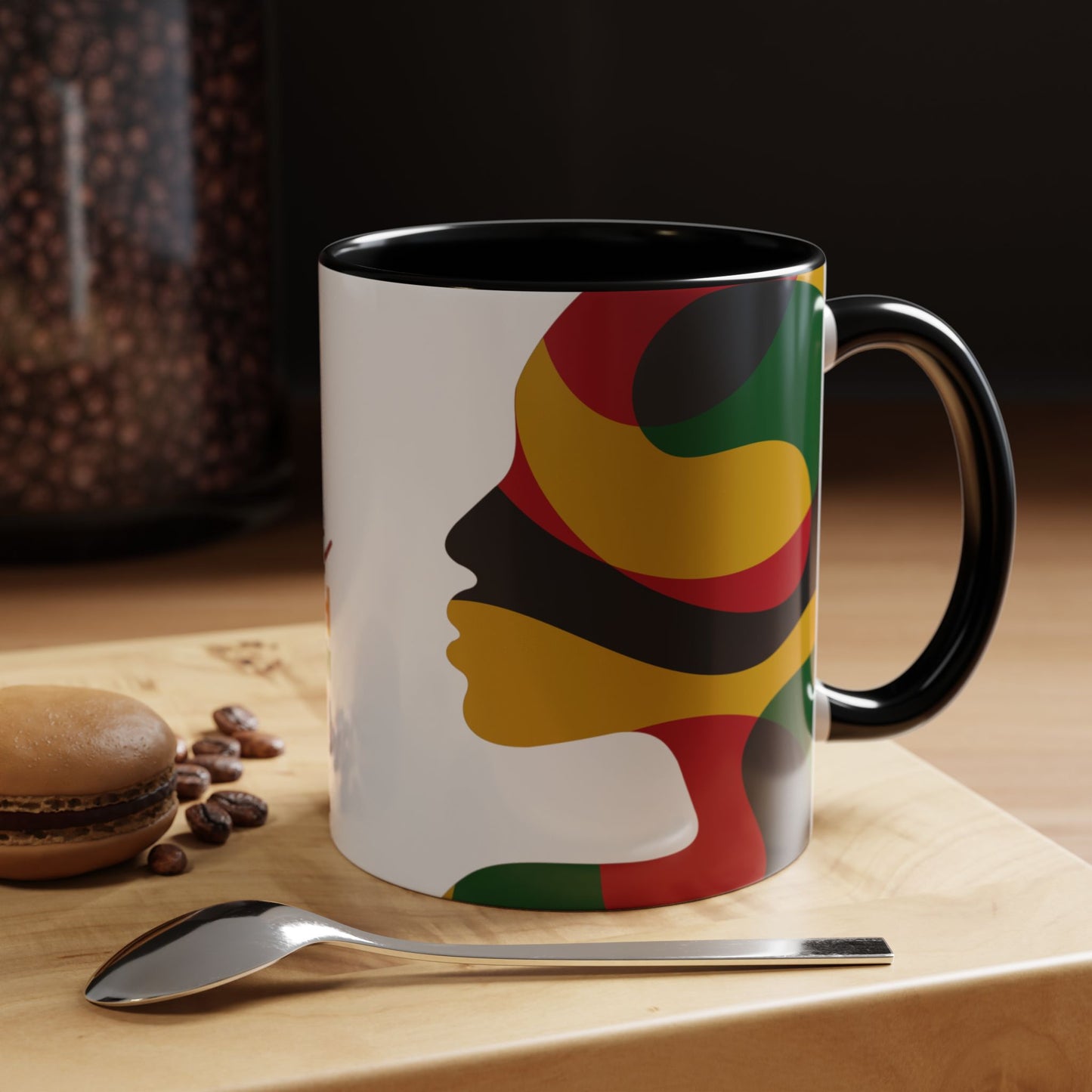 Juneteenth Freedom Day Accent Coffee Mug | Celebrate Liberation, Bold Black History Gift, Vibrant Home & Office Decor