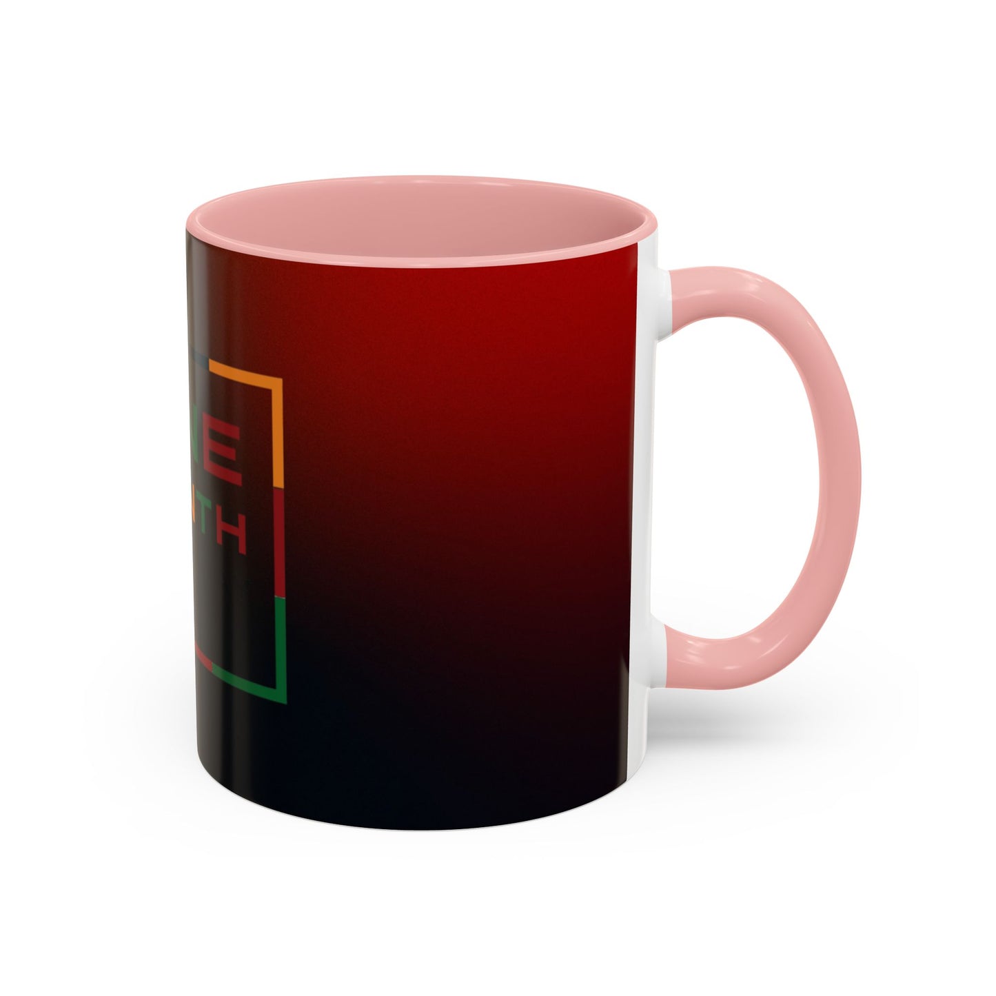 Juneteenth Accent Coffee Mug - Celebrate Freedom, Gift for Black History Month, Unique Housewarming Gift, Colorful Mug for All Occasions