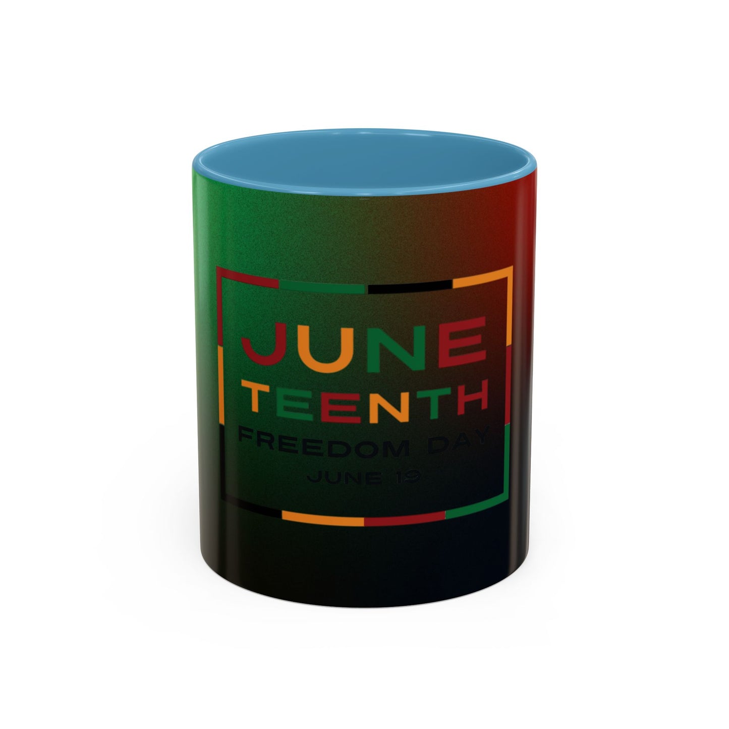 Juneteenth Accent Coffee Mug - Celebrate Freedom, Gift for Black History Month, Unique Housewarming Gift, Colorful Mug for All Occasions